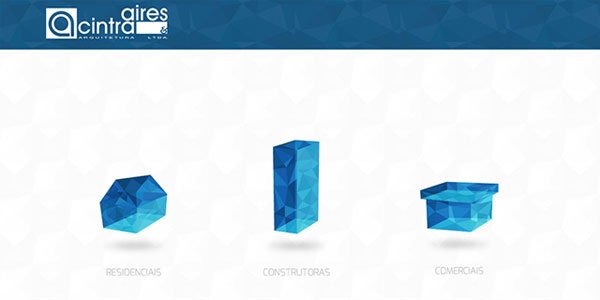Aires-Cintra-Arquitetura 多邊形網(wǎng)頁設(shè)計(jì)Polygon web desig