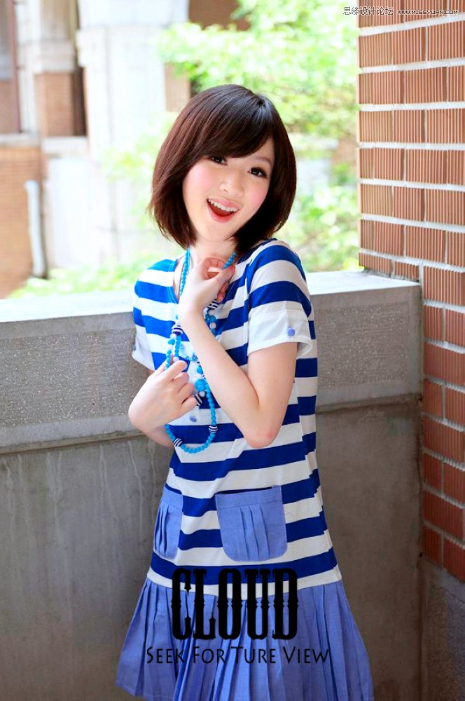 
Photoshop調(diào)出可愛妹妹通透的糖水效果