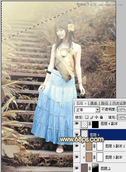 Photoshop調(diào)出可愛(ài)女孩日系逆光效果,PS教程,思緣教程網(wǎng)