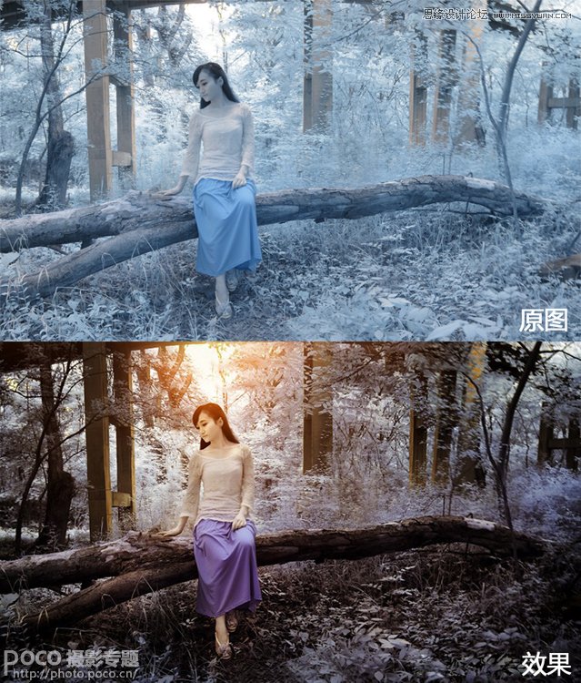 
Photoshop調(diào)出外景偏青照片唯美場(chǎng)景效果
