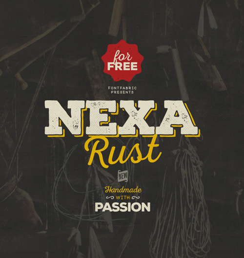Nexa Rust free font Nexa Rust free font