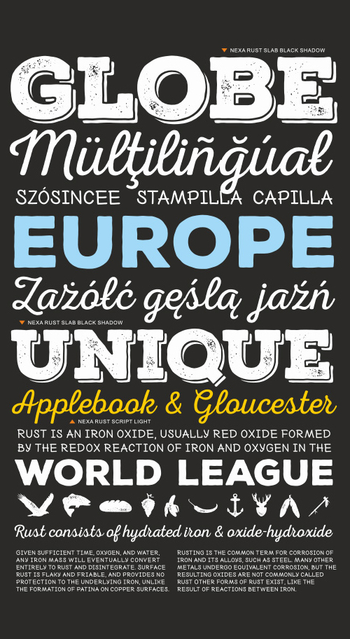 Nexa Rust free font Nexa Rust free font