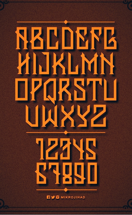Banten Unfamous free font Banten Unfamous free font