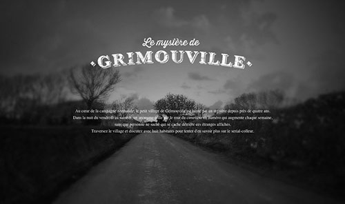 Le Mystère de Grimouville 網(wǎng)頁設(shè)計欣賞