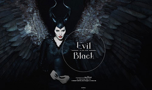 Maleficent Tumblr 網(wǎng)頁設(shè)計欣賞