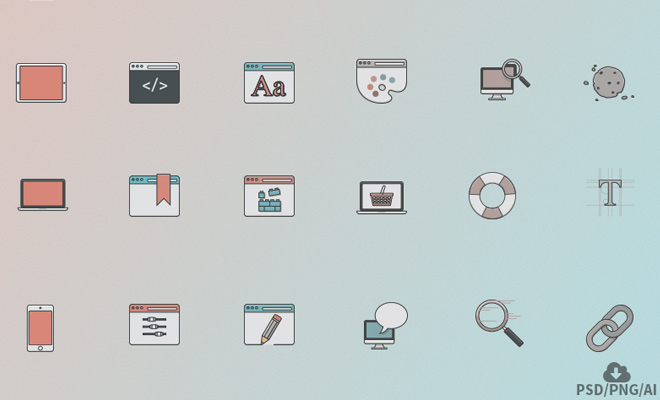 web design iconset