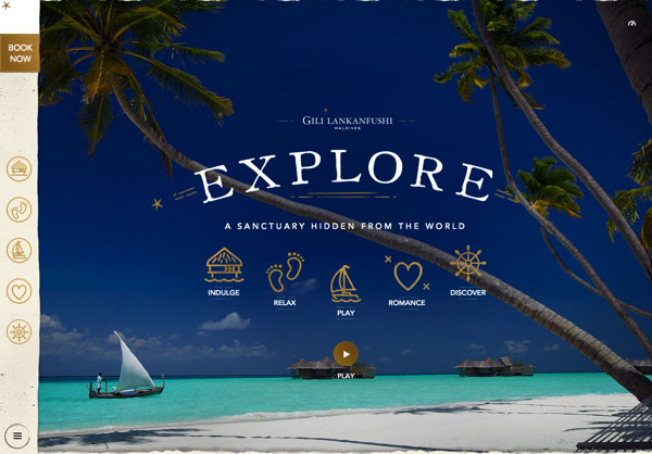 漂亮網(wǎng)頁設(shè)計(jì):Luxury Resorts