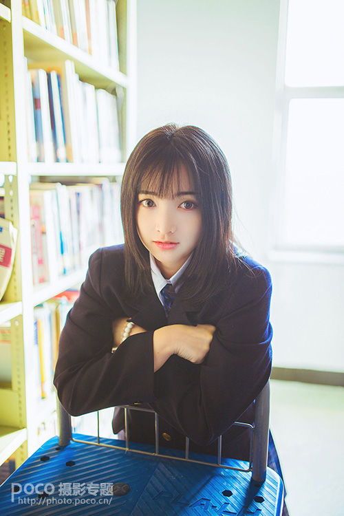 Photoshop給偏暗色人像照片變成日系通透結果,圖趣網(wǎng)