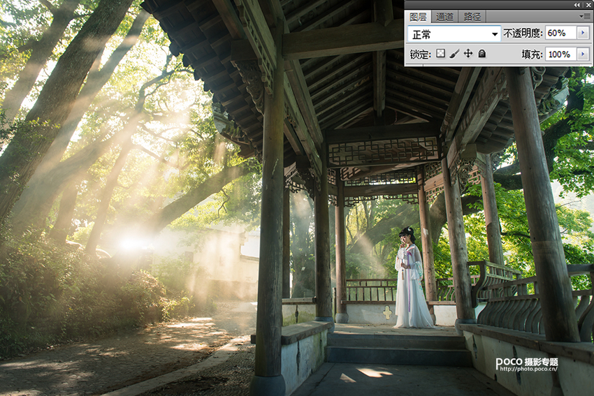 Photoshop把外景人像照片調(diào)出電影大片效果,圖趣網(wǎng)