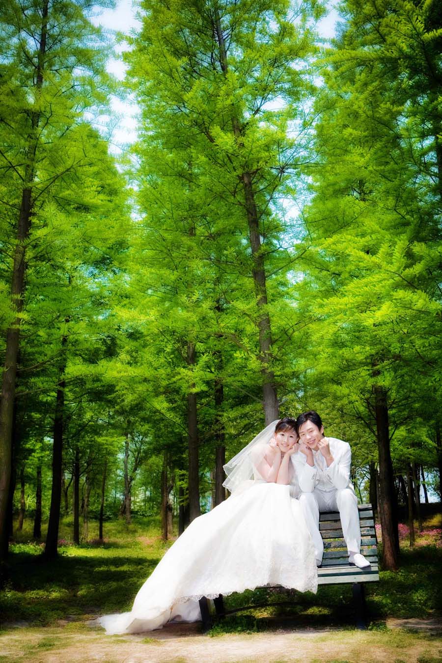 Photoshop調(diào)出婚紗外景春夏秋冬四季結果,破洛洛