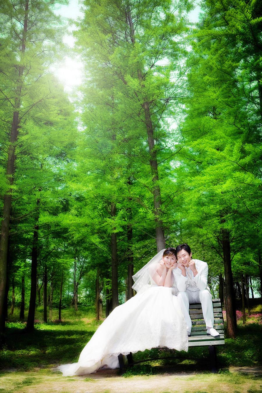 Photoshop調(diào)出婚紗外景春夏秋冬四季結果,破洛洛