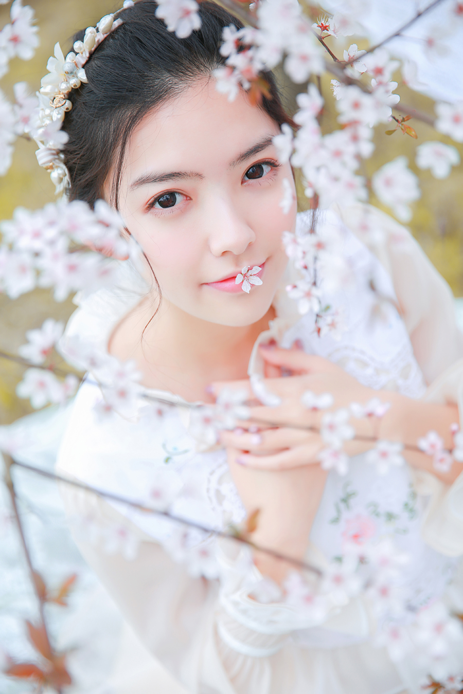 Photoshop調出婚紗人像通透甜蜜膚色結果,破洛洛